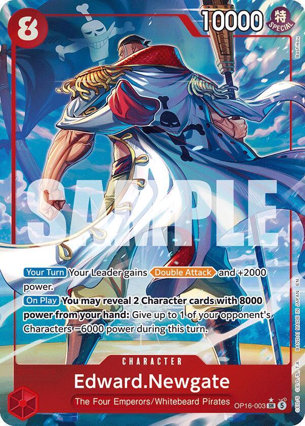 Edward.Newgate (Alternate Art) (OP16-003) [The Time of Battle]
