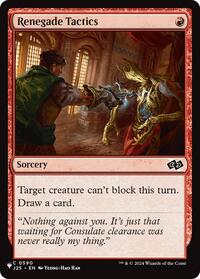 Renegade Tactics (J25) (590) [The List Reprints]