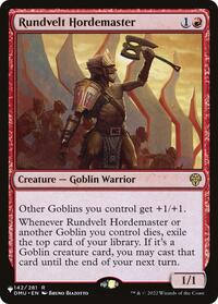 Rundvelt Hordemaster (142) [The List Reprints]