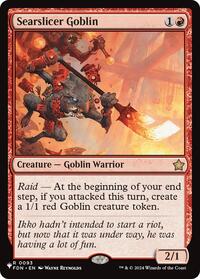 Searslicer Goblin (93) [The List Reprints]