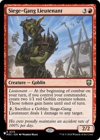 Siege-Gang Lieutenant (113) [The List Reprints]