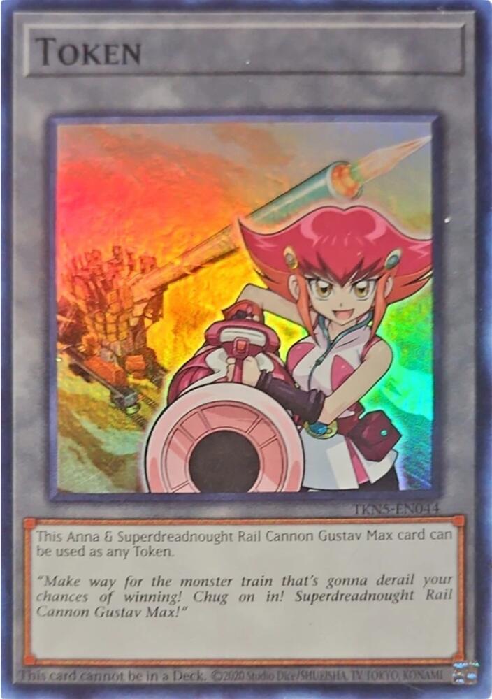 Token: Anna Kaboom & Superdreadnought Rail Cannon Gustav Max [Blazing Dominion]