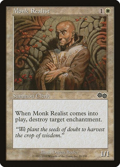 Monk Realist (21) [Urza's Saga]
