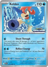 Keldeo - 019/086 (Chaos Rising Stamped) (019/086) [Miscellaneous Cards & Products]