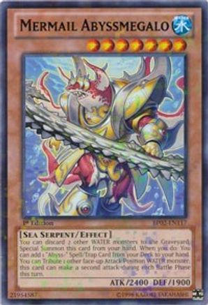 Mermail Abyssmegalo (Mosaic Rare) (BP02-EN117) - Battle Pack 2: War of the Giants 1st Edition