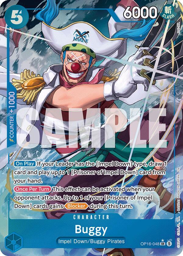 Buggy (048) (Alternate Art) (OP16-048) [The Time of Battle]