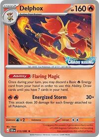 Delphox - 013/086 (Chaos Rising Stamped) (013/086) [Miscellaneous Cards & Products]
