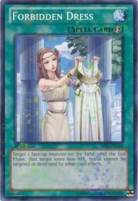 Forbidden Dress (Mosaic Rare) (BP02-EN168) [Battle Pack 2: War of the Giants]