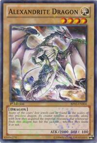 Alexandrite Dragon (Mosaic Rare) (BP02-EN004) [Battle Pack 2: War of the Giants]