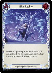 Blur Reality (Blue) (AZS025) [Armory Deck: Zyggy]