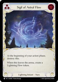 Sigil Of Astral Flow (Blue) (AZS028) [Armory Deck: Zyggy]