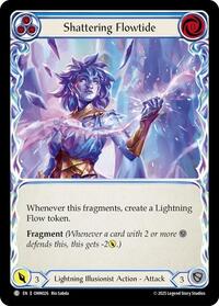 Shattering Flowtide (Blue) (OMN026) [Omens of the Third Age]