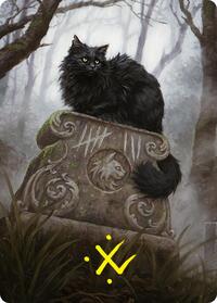 Nine-Lives Familiar 2 Art Card (36/54) (Gold-Stamped Signature) (36) [Art Series: Foundations]