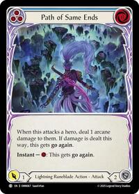 Path of Same Ends (Blue) (OMN067) [Omens of the Third Age]