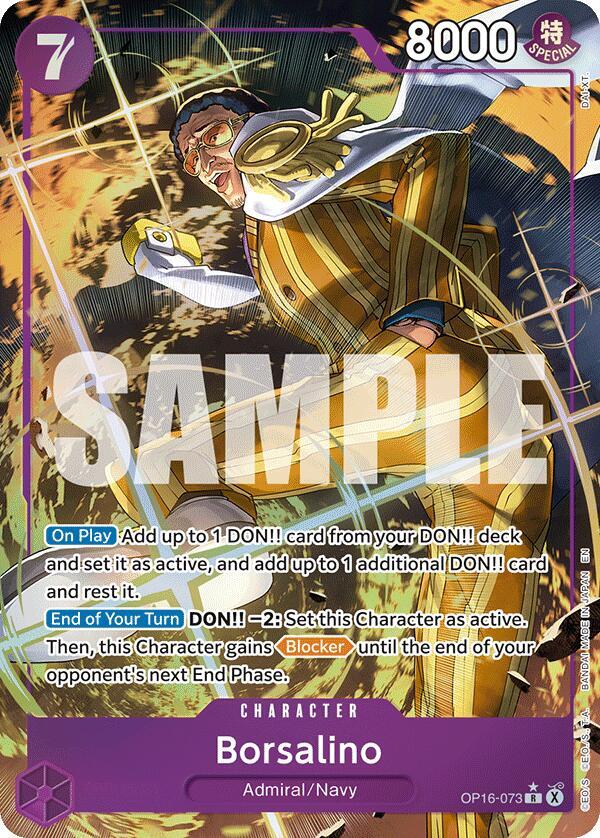 Borsalino (Alternate Art) (OP16-073) [The Time of Battle]