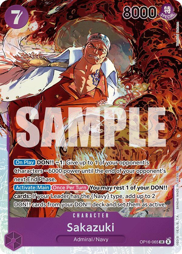 Sakazuki (OP16-065) [The Time of Battle]