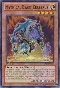 Mythical Beast Cerberus (Mosaic Rare) (BP02-EN042) [Battle Pack 2: War of the Giants]