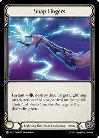 Snap Fingers (OMN050) [Omens of the Third Age]