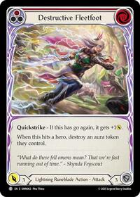 Destructive Fleetfoot (Red) (OMN062) [Omens of the Third Age]