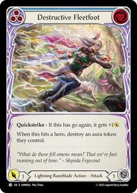 Destructive Fleetfoot (Blue) (OMN064) [Omens of the Third Age]