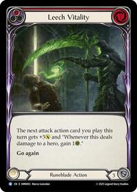 Leech Vitality (Red) (OMN093) [Omens of the Third Age]