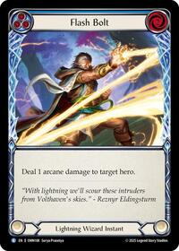 Flash Bolt (Blue) (OMN108) [Omens of the Third Age]