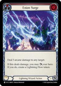 Enion Surge (Red) (OMN112) [Omens of the Third Age]
