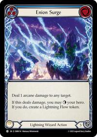 Enion Surge (Blue) (OMN114) [Omens of the Third Age]