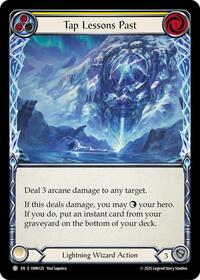 Tap Lessons Past (Yellow) (OMN125) [Omens of the Third Age]