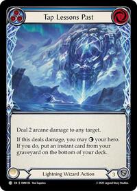Tap Lessons Past (Blue) (OMN126) [Omens of the Third Age]
