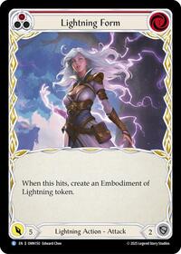 Lightning Form (Red) (OMN150) [Omens of the Third Age]