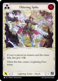 Flittering Spike (Red) (OMN166) [Omens of the Third Age]