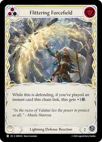 Flittering Forcefield (Yellow) (OMN182) [Omens of the Third Age]