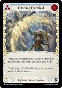 Flittering Forcefield (Blue) (OMN183) [Omens of the Third Age]