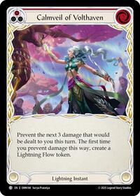 Calmveil Of Volthaven (Red) (OMN184) [Omens of the Third Age]