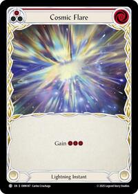 Cosmic Flare (Red) (OMN187) [Omens of the Third Age]