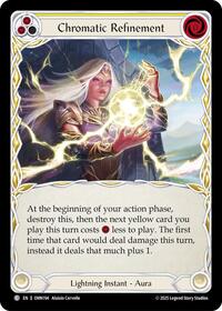 Chromatic Refinement (Yellow) (OMN194) [Omens of the Third Age]