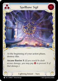 Spellbane Sigil (Blue) (OMN201) [Omens of the Third Age]