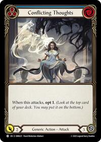 Conflicting Thoughts (Blue) (OMN221) [Omens of the Third Age]