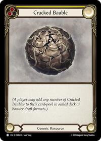 Cracked Bauble (Yellow) (OMN226) [Omens of the Third Age]