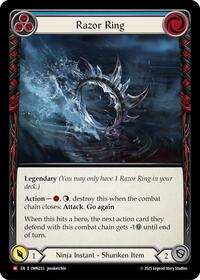 Razor Ring (Blue) (OMN233) [Omens of the Third Age]