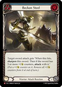 Beckon Steel (Blue) (OMN238) [Omens of the Third Age]