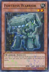 Fortress Warrior (Mosaic Rare) (BP02-EN078) [Battle Pack 2: War of the Giants]
