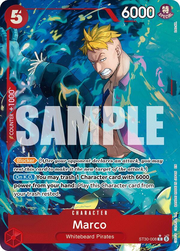 Marco (Full Art) (ST30-008) [Starter Deck EX: Luffy & Ace]