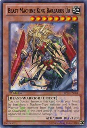 Beast Machine King Barbaros Ur (Mosaic Rare) (BP02-EN084) - Battle Pack 2: War of the Giants 1st Edition
