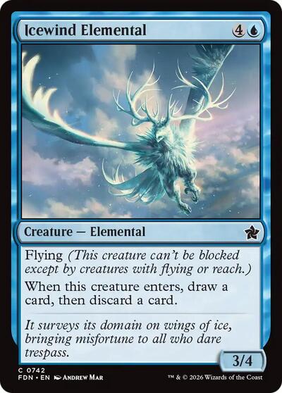 Icewind Elemental (0742) (742) [Foundations]