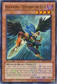 Blackwing - Zephyros the Elite (Mosaic Rare) (BP02-EN098) [Battle Pack 2: War of the Giants]