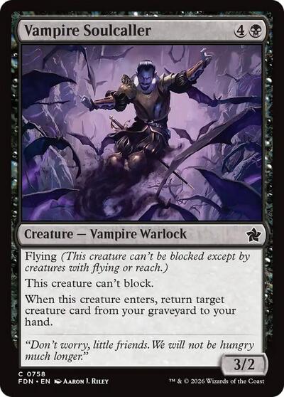 Vampire Soulcaller (0758) (758) [Foundations]