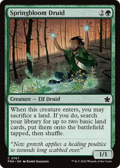Springbloom Druid (0767) (767) [Foundations]