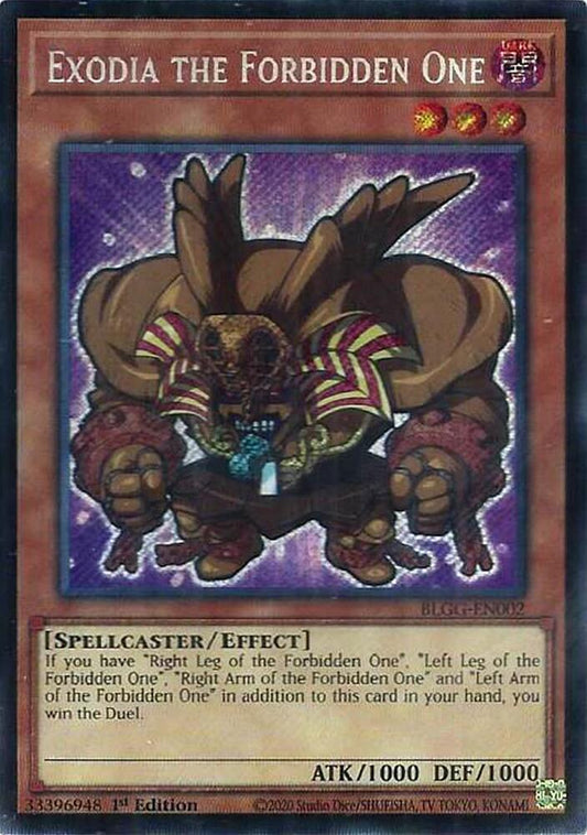 Exodia the Forbidden One (BLGG-EN002) [Battles of Legend: Glorious Gallery]